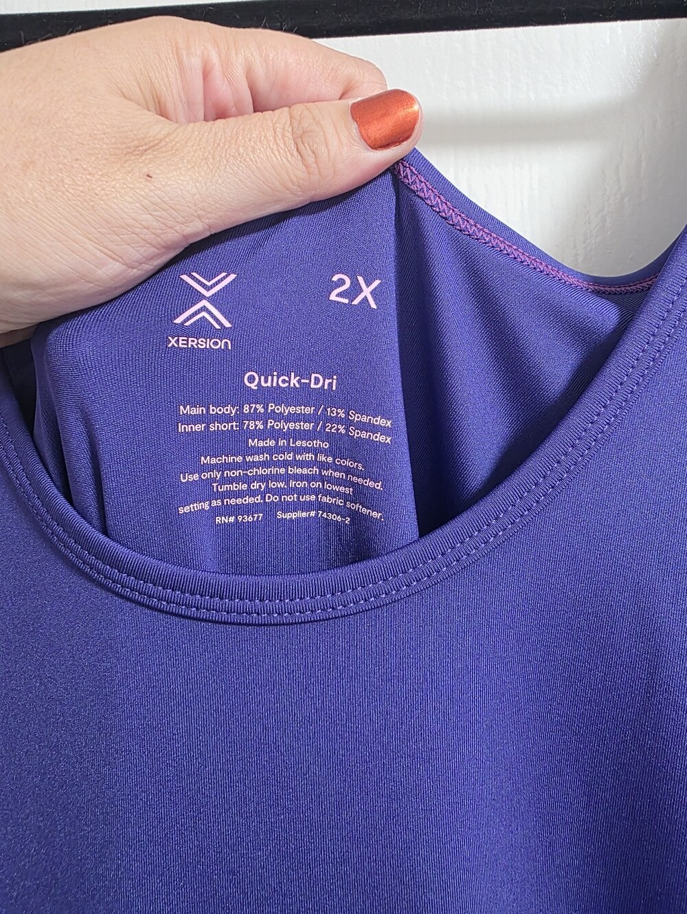 NWT Xersion Tropic Violet Quick-Dri Active Dress - Picture 4 of 8